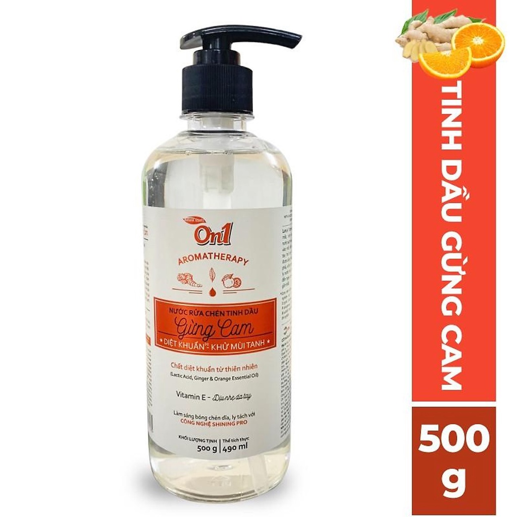 Túi nước rửa chén Siêu Sạch Lix 1.5Kg sạch bóng vết dầu mỡ tinh dầu gừng cam/ gừng sả thơm mát an toàn cho da tay - On1