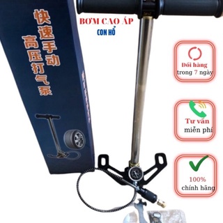 Bơm cao áp ô tô đồng hồ to 50mpa đầu lọc ẩm to đen