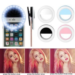 Selfie Ring Fill Light Smart 3 model 36pcs LED Camera phone Rechargeable Phone Light