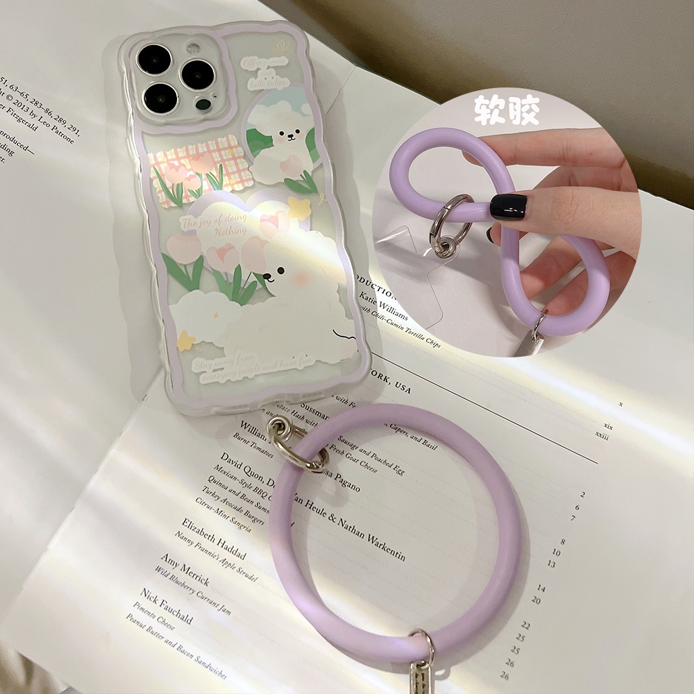 Ốp Điện Thoại TPU Mềm Trong Suốt Chống Sốc Họa Tiết Lông Cừu Cho iPhone 11 12 13 Pro max mini XS max xr 7 8 se2020 plus