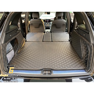Thảm lót cốp da cao cấp cho xe Mercedes GLC - Full thành