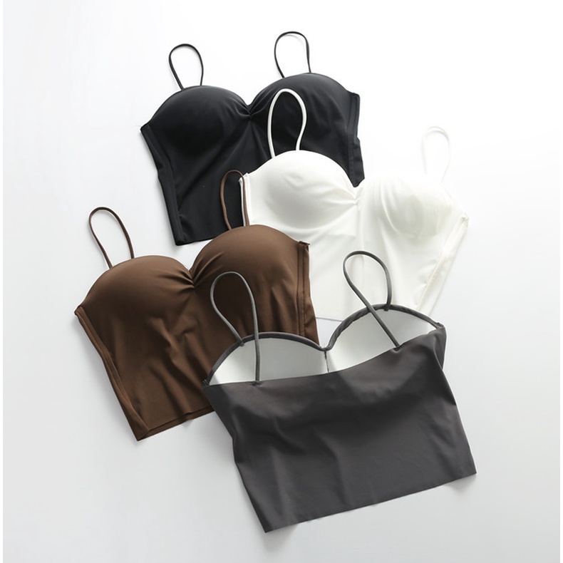 Áo Bra 2 Dây Eva Bra Su Lạnh Có Đệm Nâng Ngực Tôn Dáng Nhẹ Nhàng Sexy - 558
