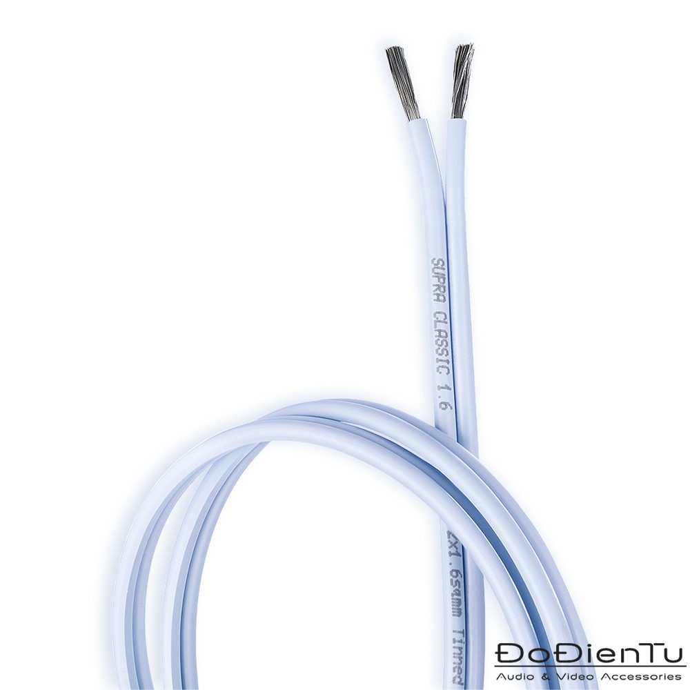 Dây loa Supra Classic 1.6mm - Made in Sweden