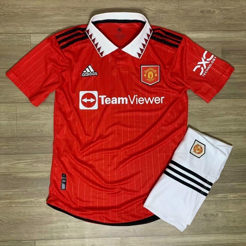 Bộ quần áo thể thao,áo bóng đá,đá banh CLB Manchester United/Mu đỏ sân nhà 2023 - 2024 vải gai Thái,bản cao cấp nhất.