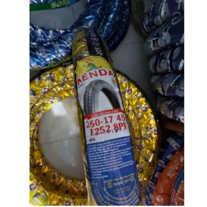 Vỏ Kenda 250-17 , 8 lớp bố chuyên thồ hàng nặng / Lốp Kenda 250 Dream , Wave