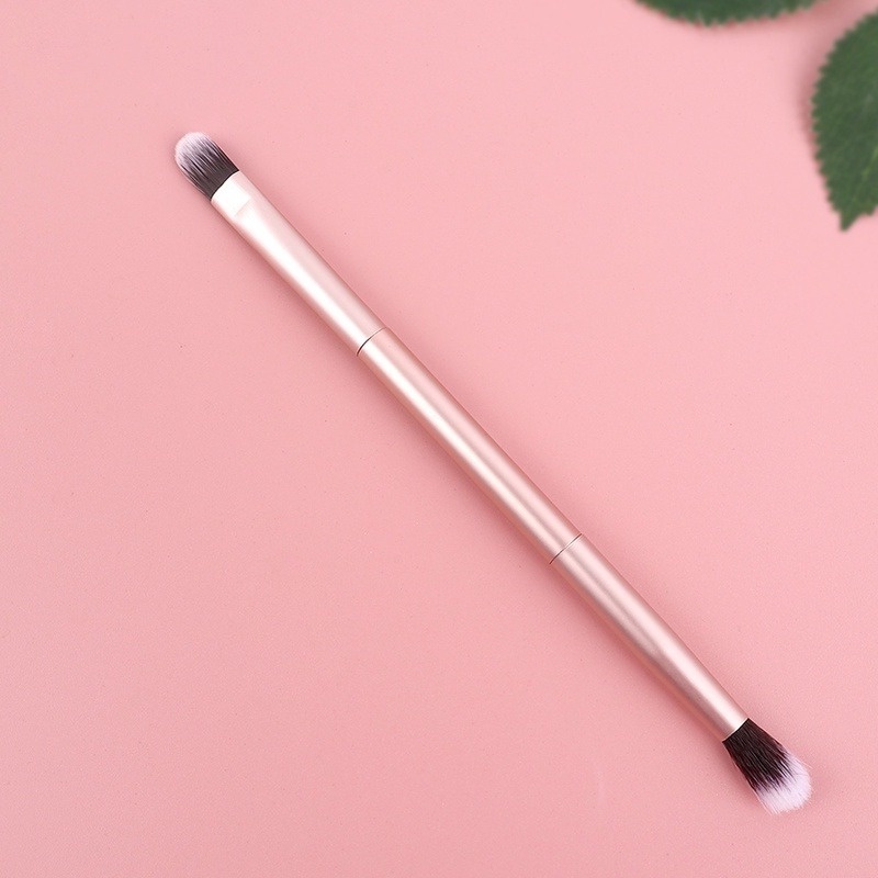 Cọ Trang Điểm Lông Mày / Mũi Hai Đầu Không Nhòe Đa Năng Màu Sắc Champagne