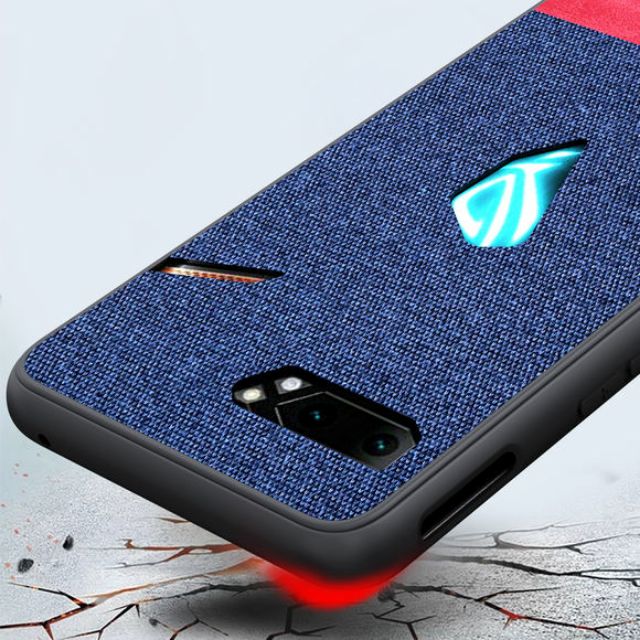 Ốp lưng Asus Rog Phone 2 / Rog Phone 5 chống sốc Vải Da thời trang cao cấp