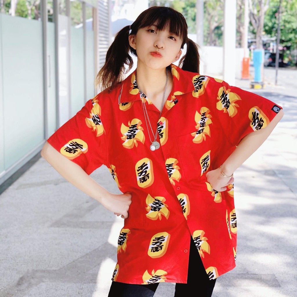 Áo sơ mi Mèo - Đỏ - Street Gang