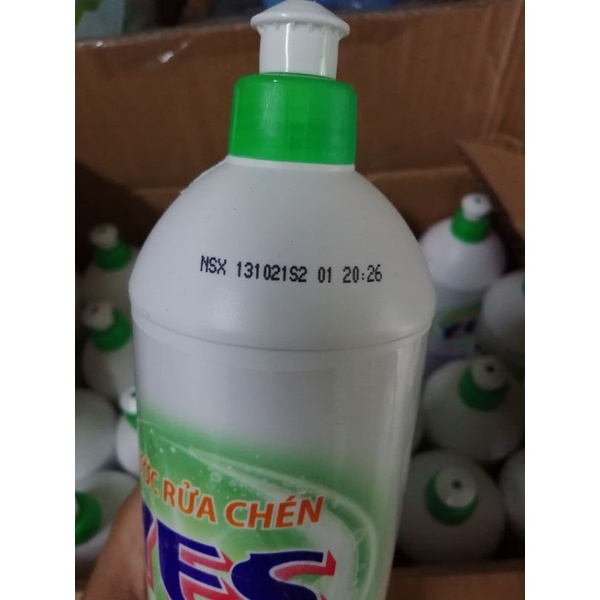 750g- Nước rửa chén Yes hương trà xanh