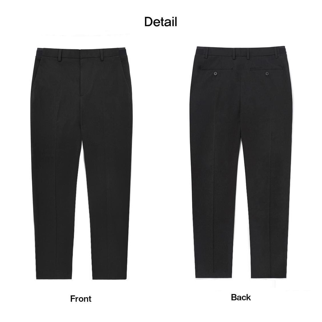 Quần âu dài PARTS Slim Crop Tapered xuất Hàn