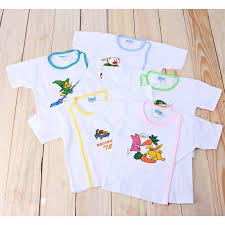 [ HÀNG ĐẸP ] Áo sơ sinh cộc tay trắng cotton Jou cúc lệch cho bé yêu, vải mềm mịn, thoáng mát