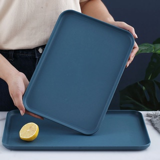 Khay Đựng Thức Ăn Hình Chữ Nhật Bằng Lúa Mạch