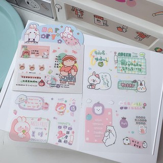 Set Sticker Nhũ ( Set 4 Tấm ) Siêu Xinh