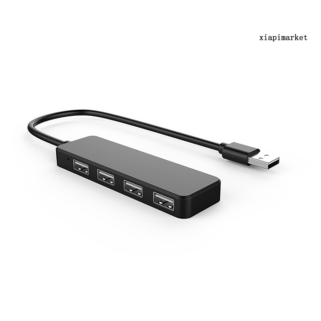 LOP_Docking Station Quick Transmission Plug and Play Ultra-thin 4 in 1 USB2.0 Splitter Cable Hub for Computer