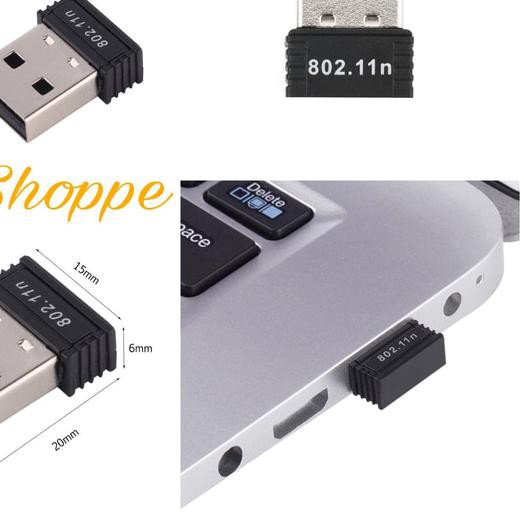 Usb Wifi 150mbps Mini 802.iin Dongle Adapter Với Cd Driver