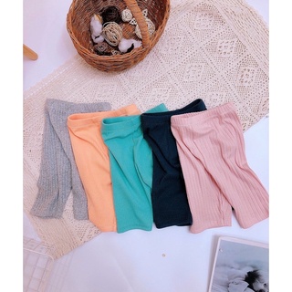 Quần legging lửng cho bé vải cotton thông hơi xuất nhật