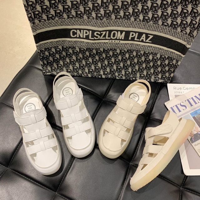 Dép sandal nữ quai da 🌺FREESHIP🌺 đế cầu vồng siêu mềm êm chân
