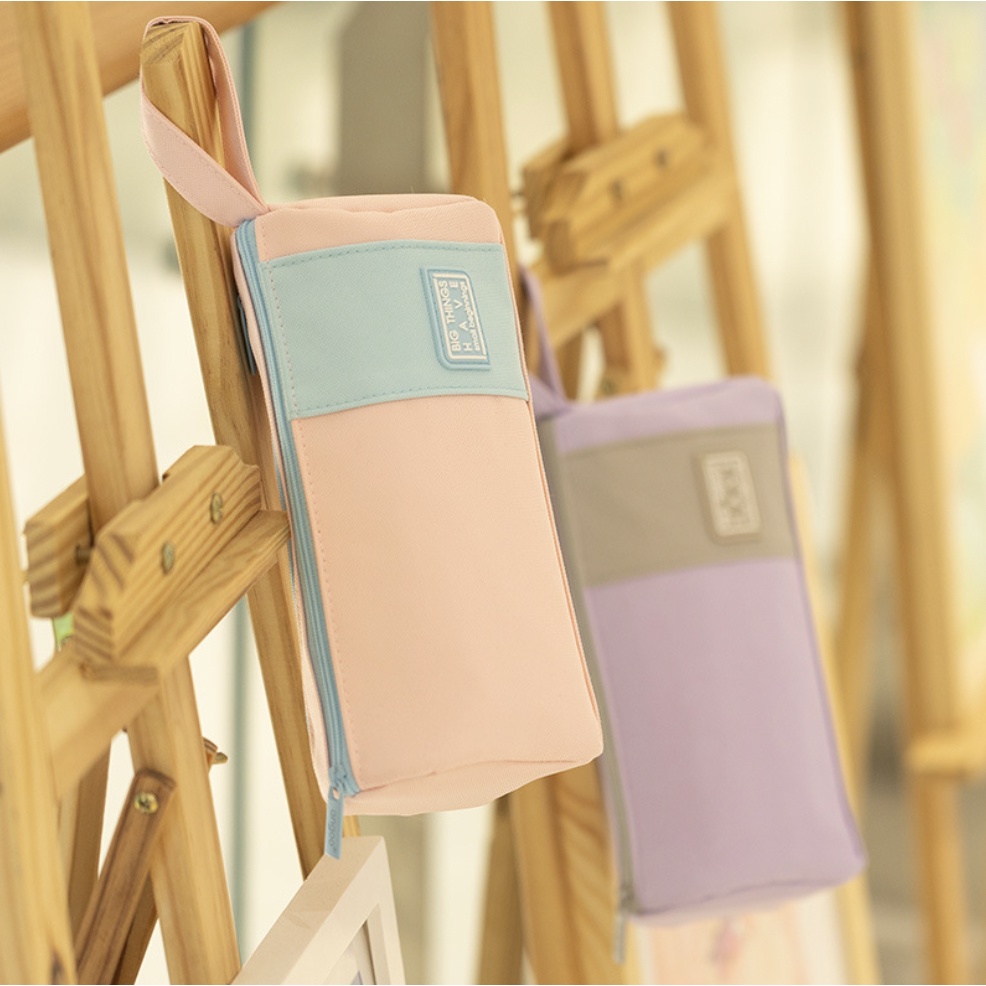 Hộp bút vải đa năng ANGOO - COLOR BLOCK