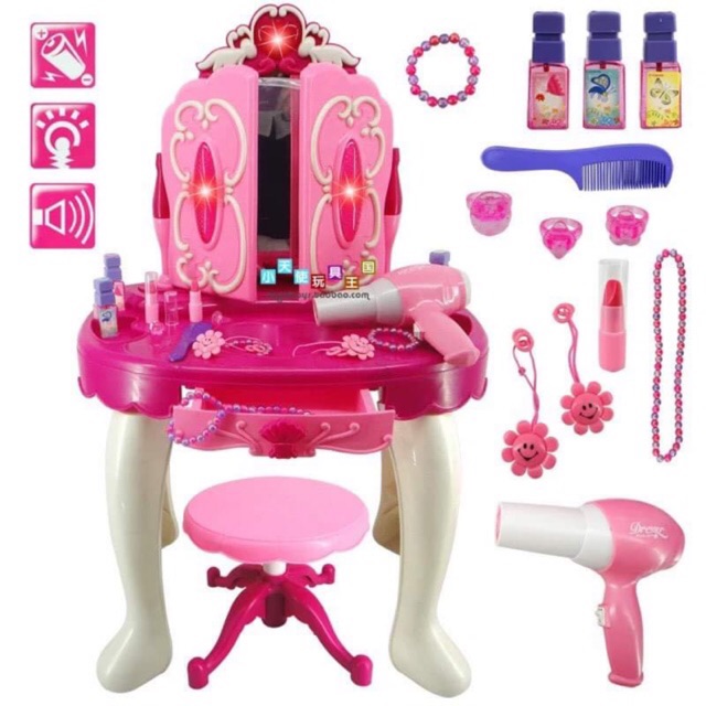 BỘ ĐỒ CHƠI BÀN TRANG ĐIỂM CHO BÉ GÁI SIÊU XINK- SIZE ĐẠI