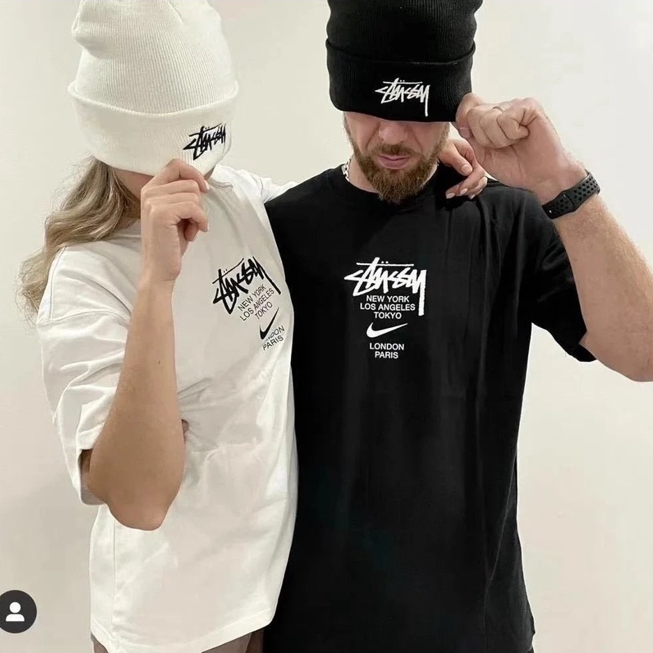 ⚡️[Hight Quality] - Áo Tee Stussy x NlKE International T-shirt,áo phông Stussy, Áo thun Stussy