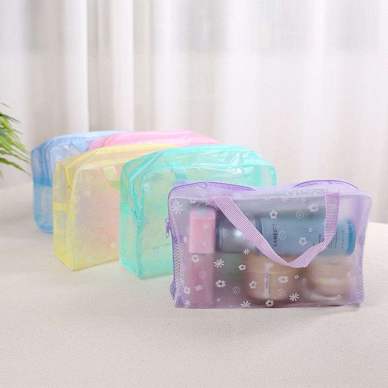 Túi Nhựa Pvc Trong Suốt Đựng Đồ Trang Điểm Chống Thấm Nước
