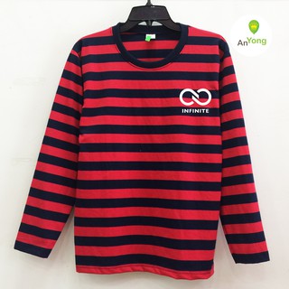 Áo thun INFINITE sọc tay dài