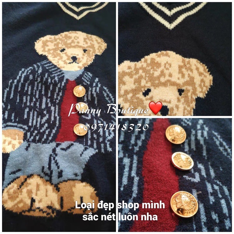 [Order có ảnh thật ] Áo len gile gấu nữ sinh 🐻♥️, style ulzzang Hàn Quốc 🌻 Panny Boutique 🌻