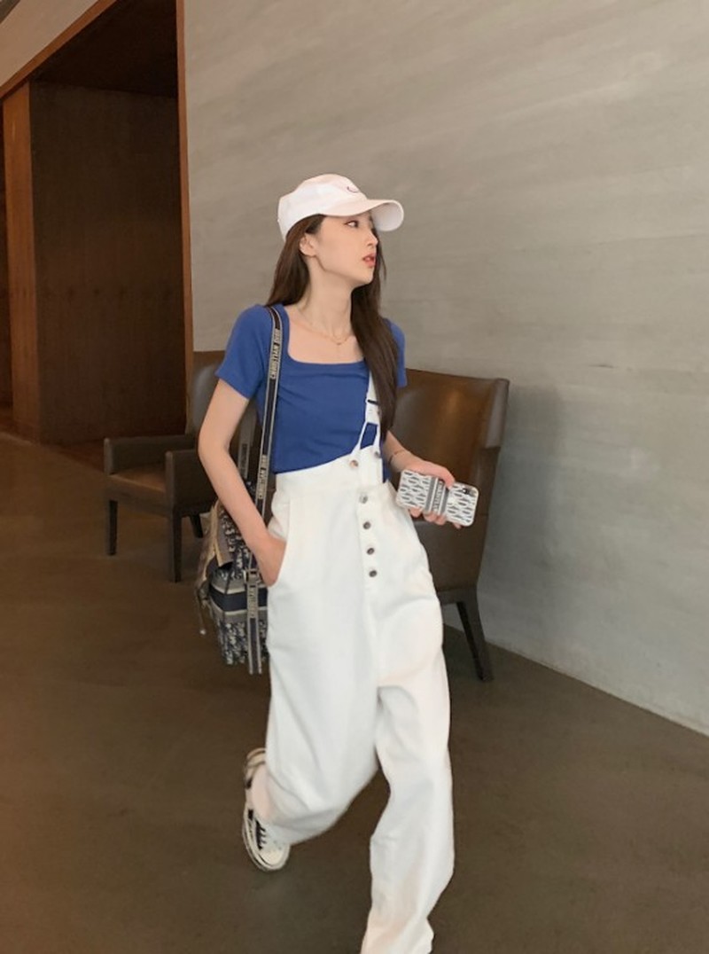 Quần Yếm Jean Ống Rộng Thời Trang Nữ Tính | BigBuy360 - bigbuy360.vn