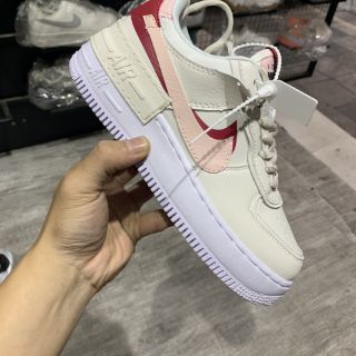 < VIDEO + ẢNH THẬT > GIÀY SNEAKER AF1 TRẮNG ĐỎ THẤP CỔ