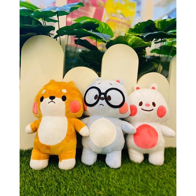 Ton ton và những người bạn - Gấu line brown