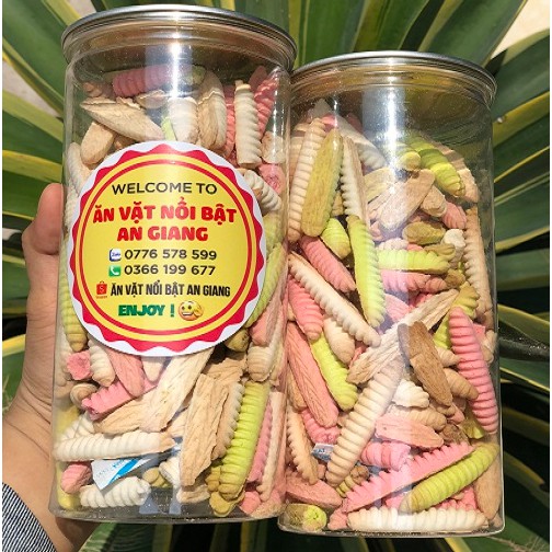 300g 🏵️ Bánh sùng mix 3 vị giòn béo | BigBuy360 - bigbuy360.vn