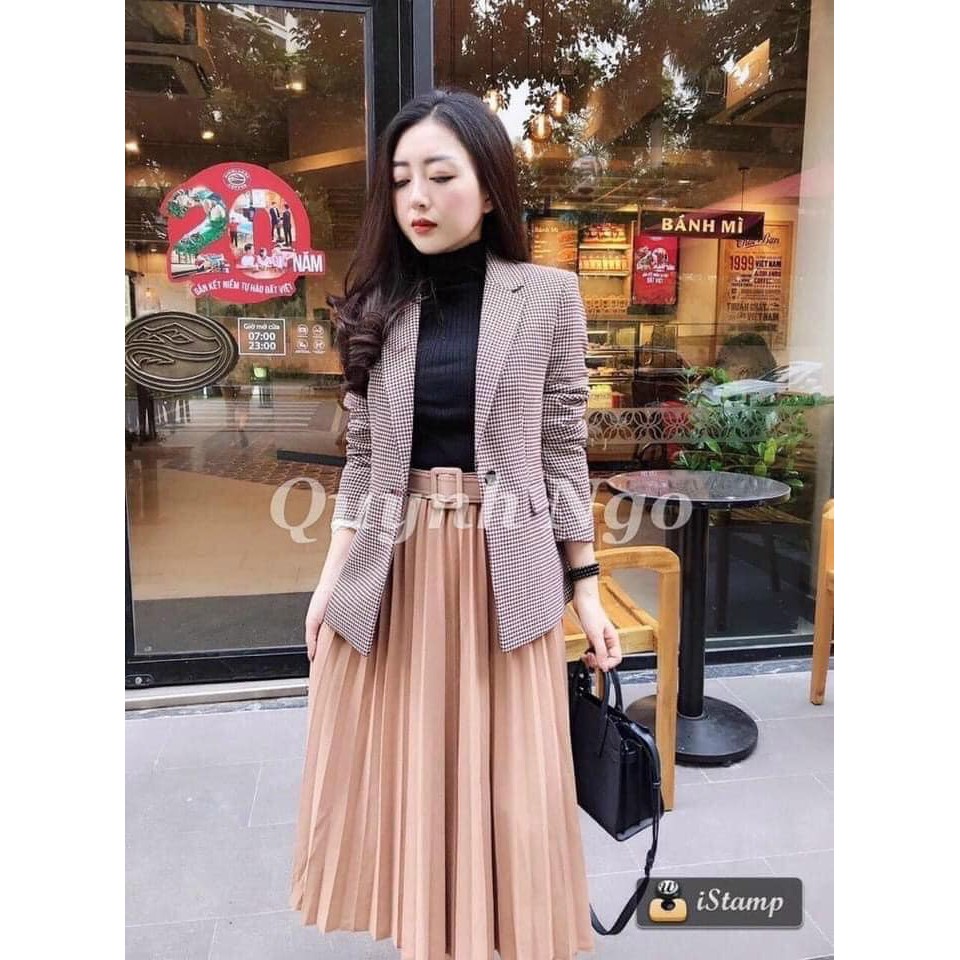 Chân váy xếp ly 7 MÀU kèm đai hàng đẹp | BigBuy360 - bigbuy360.vn