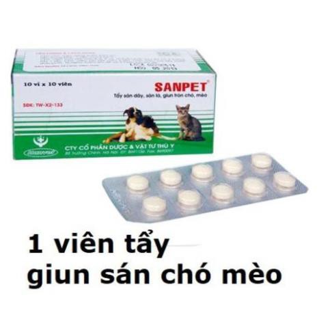HA- 1 Viên Hanpet (giun sán chó mèo)