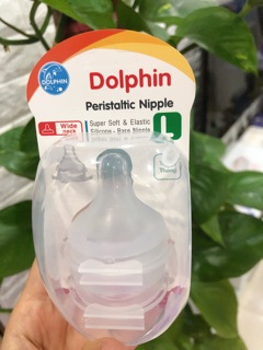 Núm ti thay thế cổ rộng siêu mềm Dolphin