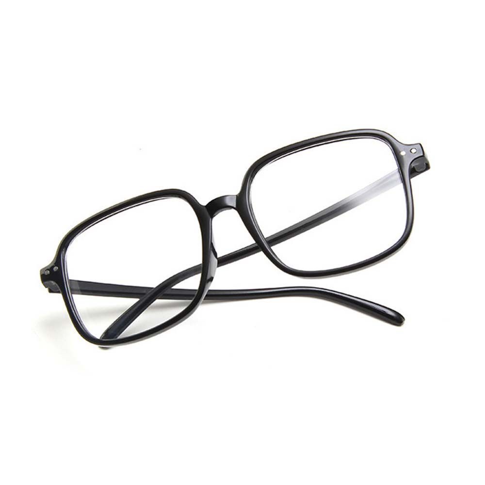 Mắt kính đọc sách AARON1 gọng vuông lớn trong suốt chống ánh sáng xanh cổ điển cho nữ