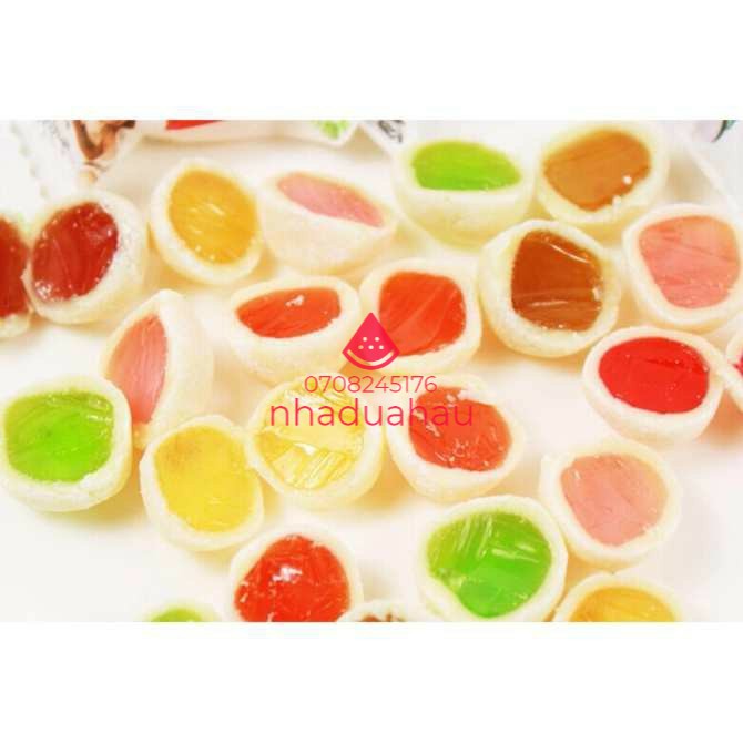 Kẹo dẻo sữa nhai mềm vị trái cây mix vị Milk Soft Thái Lan chuẩn xịn gói 320g
