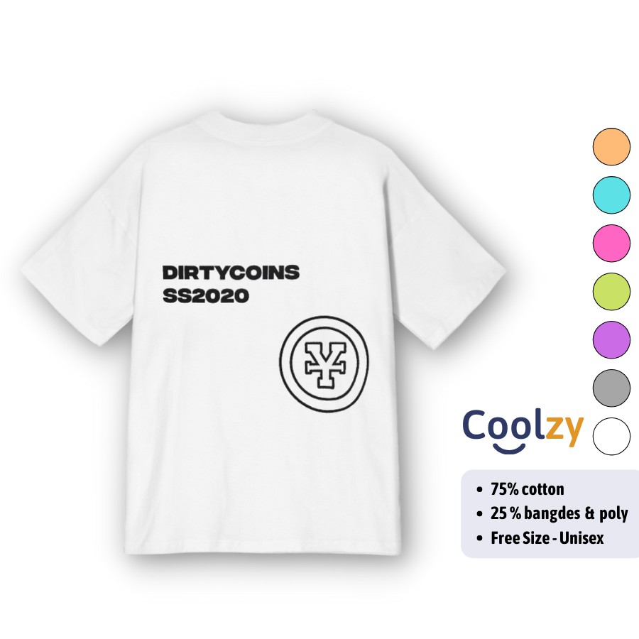 Áo Thun Tay Lỡ 🔴 Áo Phông Nam Nữ In Bướm Dirty Coins | CoolZy | BigBuy360 - bigbuy360.vn