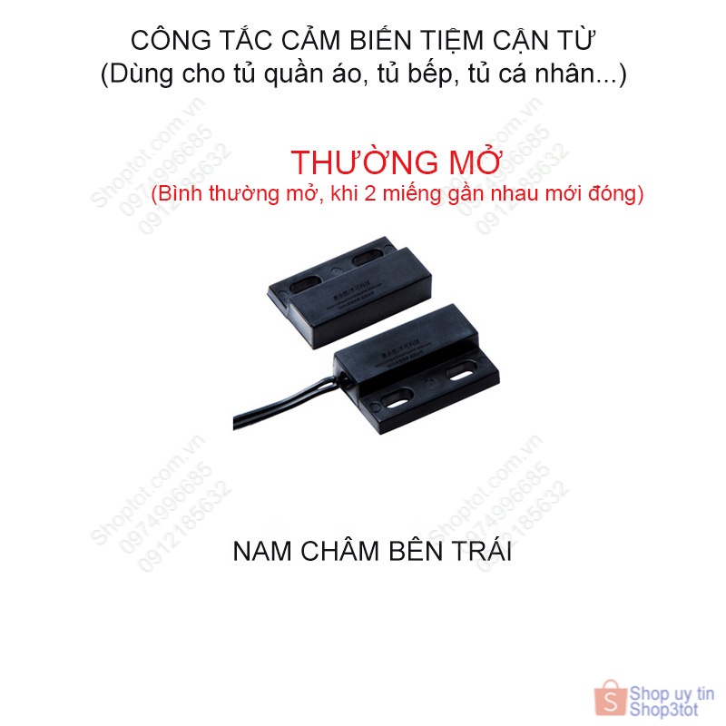 Công tắc từ tính GPS23NO thường mở 12-220V 500mA