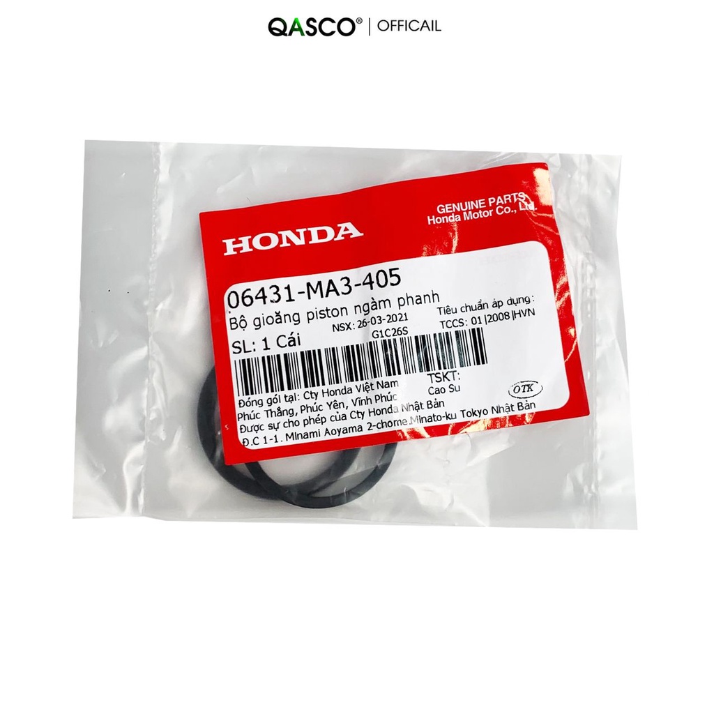 Bộ gioăng piston ngàm phanh HONDA LEAD 110 (06431MA3405)