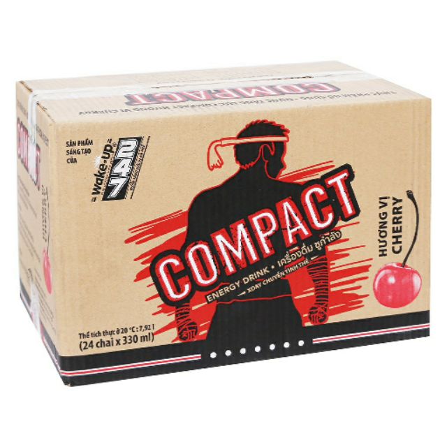 Thùng nước ngọt compact vị cherry 24 chay