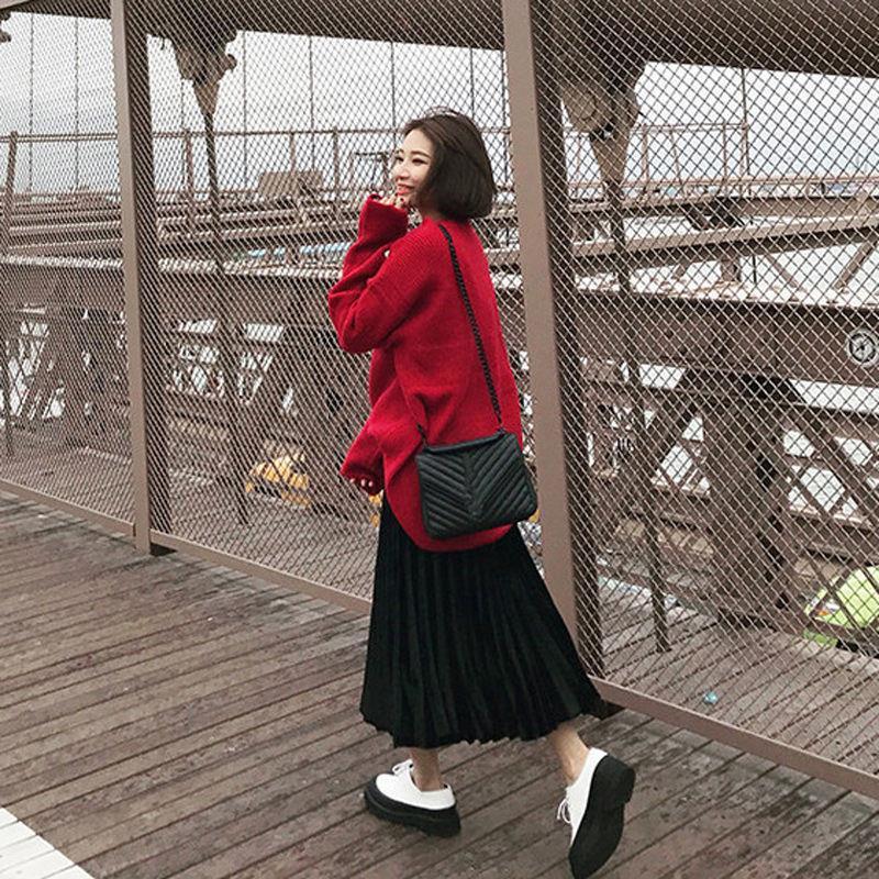 Chân Váy Xếp Li Lưng Cao Thời Trang Cho Nữ 7 Màu / 40-100kg | BigBuy360 - bigbuy360.vn