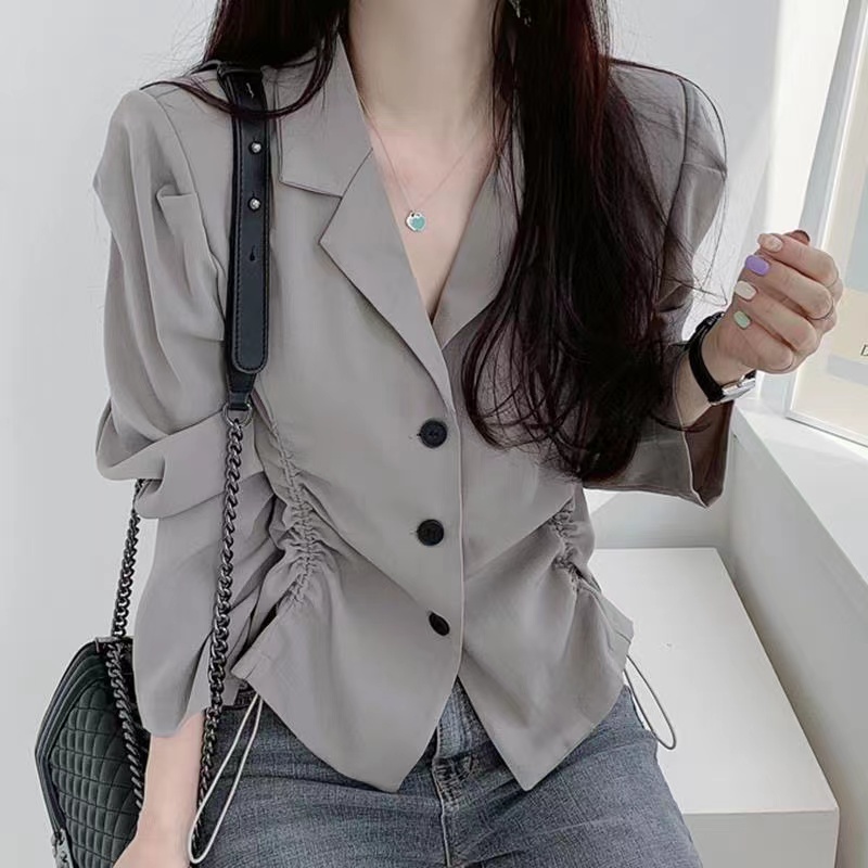 Áo Sơ Mi Nữ Dài Tay Phong Cách Hàn Quốc