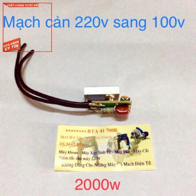 MẠCH HẠ ĐIỆN ÁP 220V XUỐNG 110V CHO MÁY NỘI ĐỊA- 1 mạch