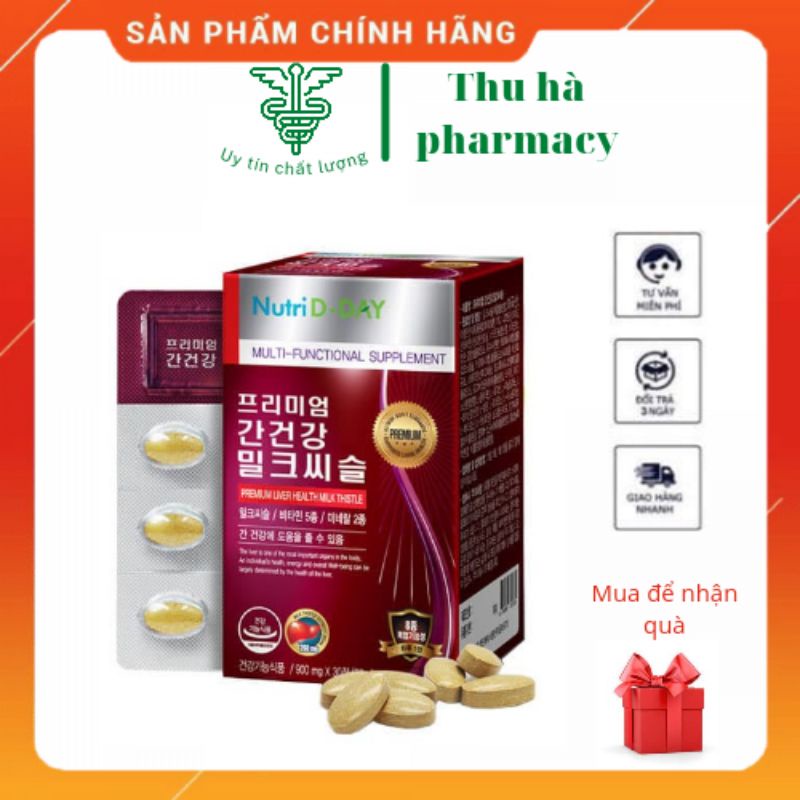 VIÊN UỐNG BỔ GAN , TĂNG CƯỜNG CHỨC NĂNG GAN  Premium Liver Health Milk Thistle