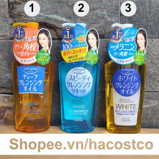 [dts]   Dầu Tẩy Trang Kose Softymo Nhật Bản 230ml những chiếc White Deep Speedy - Kose Cosmeport 64