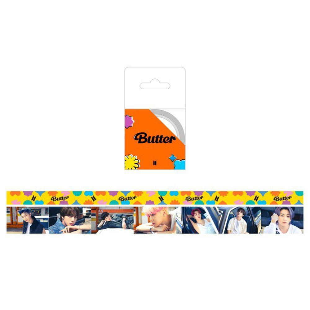 Zaijie Set 24 Cuộn Băng Keo Giấy Washi Bền Bỉ Hình Cầu BT21