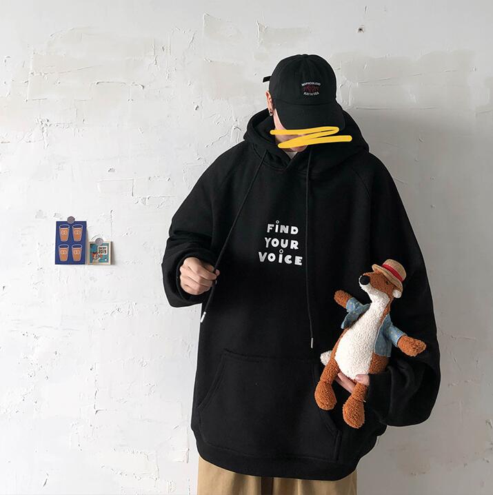 Áo hoodie nỉ unisex nam nữ Find Your Voice form dáng rộng freesize oversize thời trang Thu Đông phong cách Hàn Quốc | BigBuy360 - bigbuy360.vn