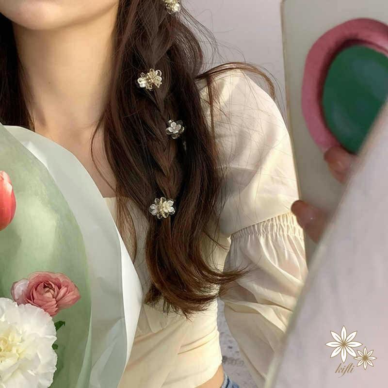 【Kifli】Kẹp Tóc Hình Hoa Nhỏ 2022 Thời Trang Mới Cho Nữ