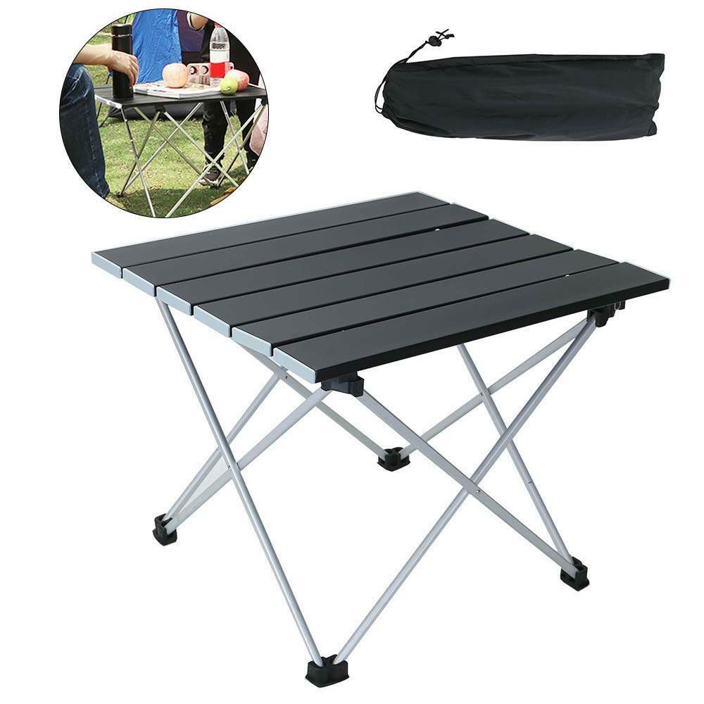 Ghế đẩu kiêm bàn xếp bằng nhôm chống trượt siêu bền tiện dụng mang theo cắm trại