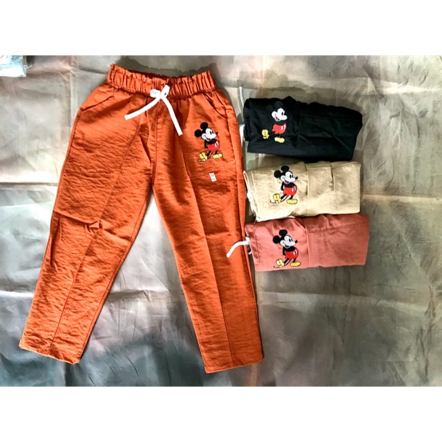 Quần micky dài đũi các bé 2-10T